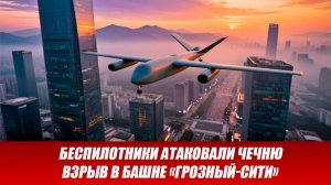 Грозный атакован БПЛА ВСУ. Взрыв в башне «Грозный-Сити». Новости сегодня 05.12.2025