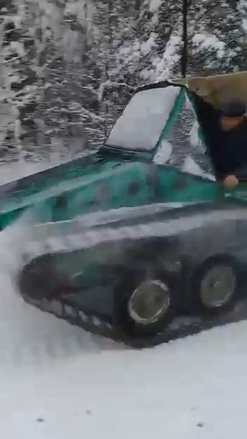 Самодельный гусеничный вездеход