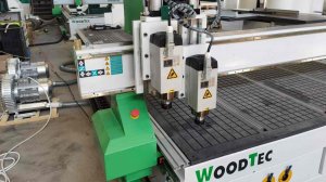 Настройка RICHAUTO A15 Автосмена на 2 Инструмента на станке ЧПУ WoodTec H-2040C P2