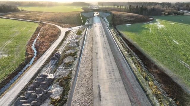 Строительство Rail Baltica в Эстонии (Raplamaa Mainline Section I Part I) - ноябрь 2025