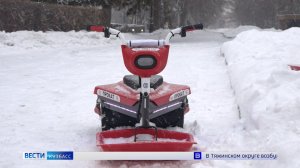 Зимняя версия электросамоката: «Вести-Кузбасс» протестировали электроснегокат