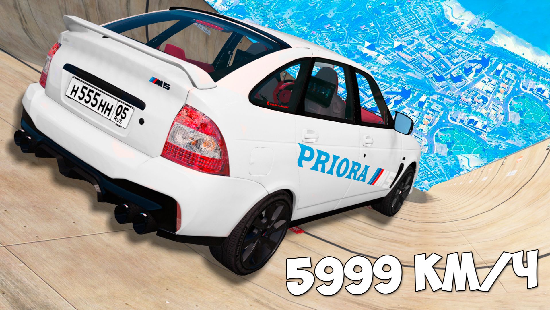 Спуск с горы без тормозов на чит тачках в ГТА 5! Эксперимент в GTA 5 Online смотреть онлайн