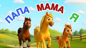 Животные и их родители! Мультик для малышей