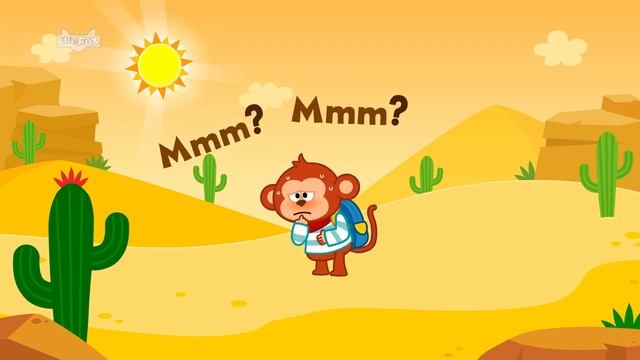 Little fox. Letter Mm