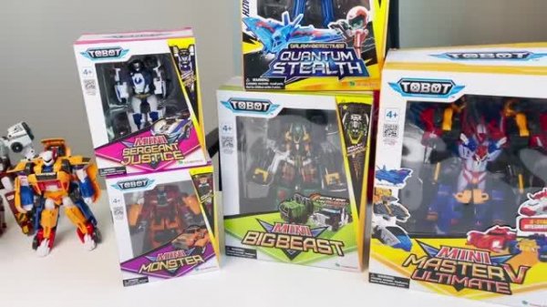 ТОБОТЫ Детективы Галактики - Новые ТОБОТЫ Мастер Ви, Квантум Стелс, Сержант Биг Бист трансформеры