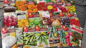 Семена на 2026 год посылка от Аэлиты для урожайного огорода в деревне!