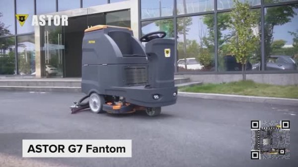 Поломоечная машина с местом для оператора ASTOR G7 Fantom | Производительность 6 500 м²/ч