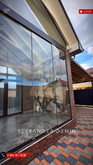 Безрамное остекление на террасе смотреть онлайн