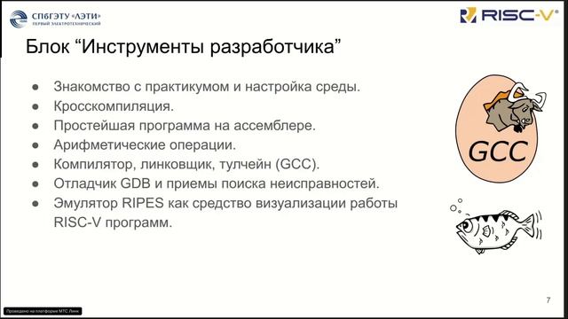 Запись вебинара «Введение в ассемблер RISC-V» смотреть онлайн