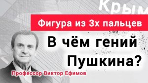Почему Пушкин не был поэтом? Профессор Виктор Ефимов