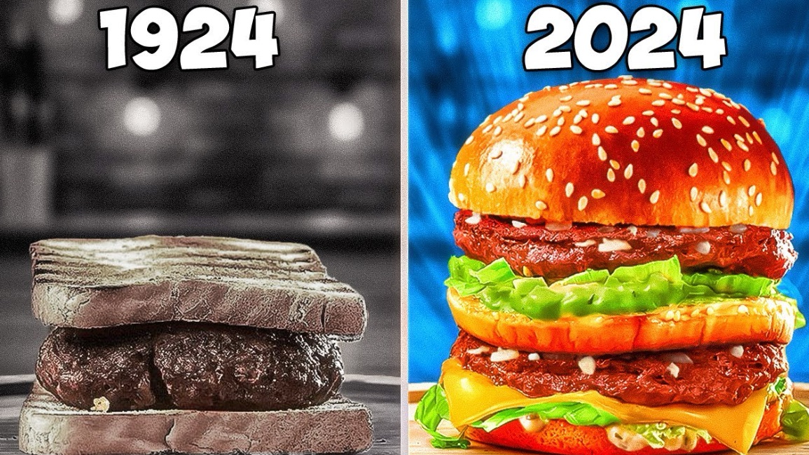 БУРГЕР СЕЧАС vs 100 ЛЕТ НАЗАД смотреть онлайн