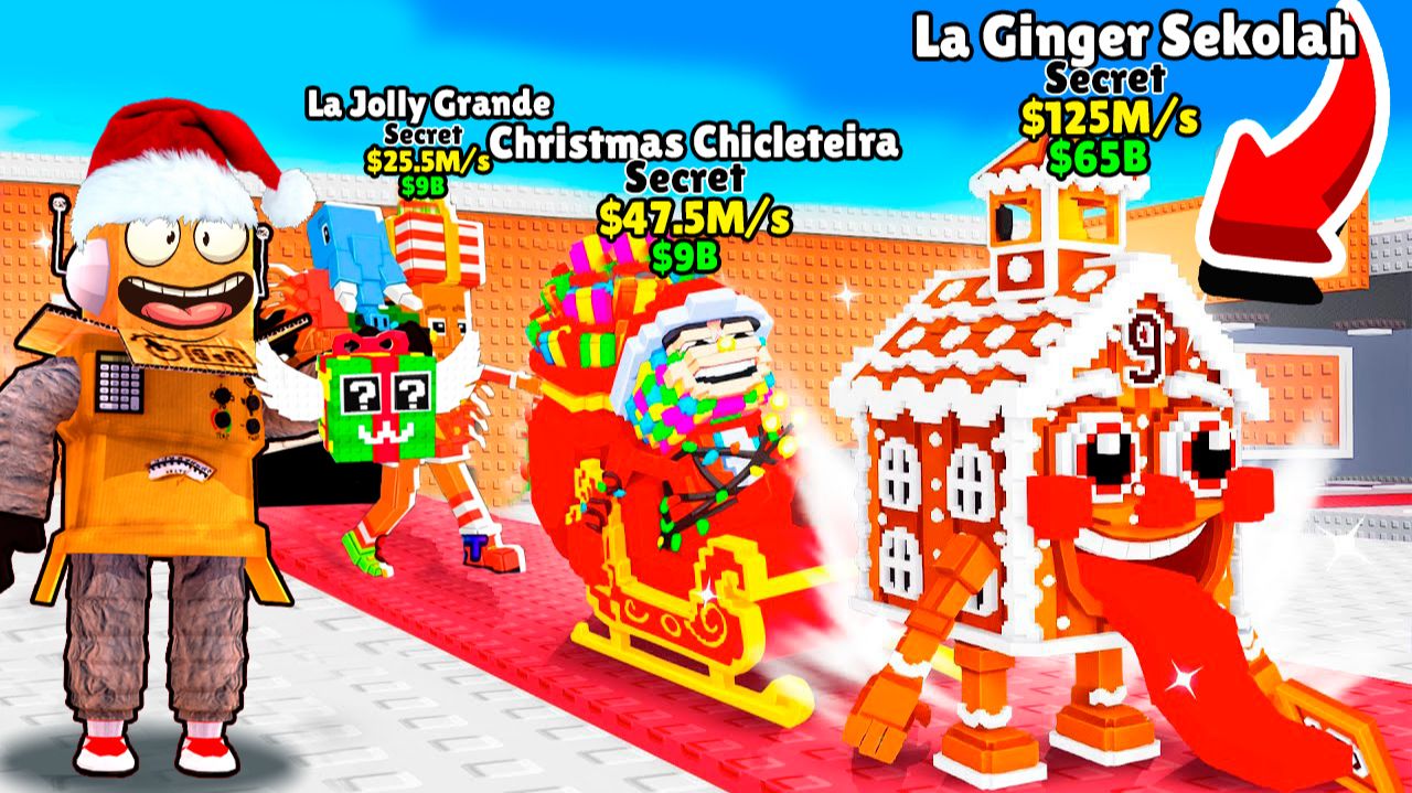 15 НОВОГОДНИХ БРЕЙНРОТОВ! САНТА ФЬЮЗ и НОВОГОДНИЕ ЛАКИ БЛОКИ в УКРАДИ БРЕЙНРОТ Steal a Brainrot смотреть онлайн