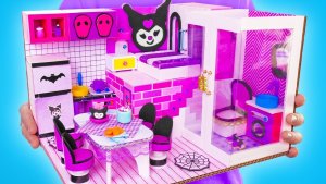 💜 Ультимативный картонный замок Kuromi 🏠 Кауаи строительство из картона