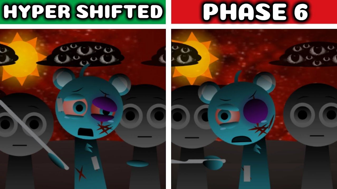 SPRUNKI HYPER SHIFTED: PHASE 5 VS PHASE 6 — КТО ЗАВОЕВЫВАЕТ ТРОН В ХАОСЕ? 🎧🔥👑⚔️🎶💥 смотреть онлайн