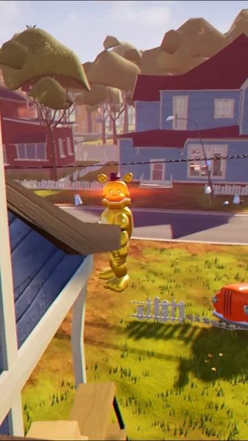 FAST FREDBEAR IN HELLO NEIGHBOR/БЫСТРЫЙ ФРЕДБЕР В ПРИВЕТ СОСОЕД #shorts #game #helloneighbor #freddy смотреть онлайн