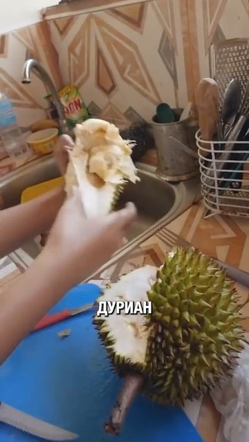 Моя девушка филиппинка кормит меня странной едой. Пробую дуриан впервые