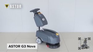 Компактная поломоечная машина ASTOR G3 Nova | Производительность 1 500 м²/ч