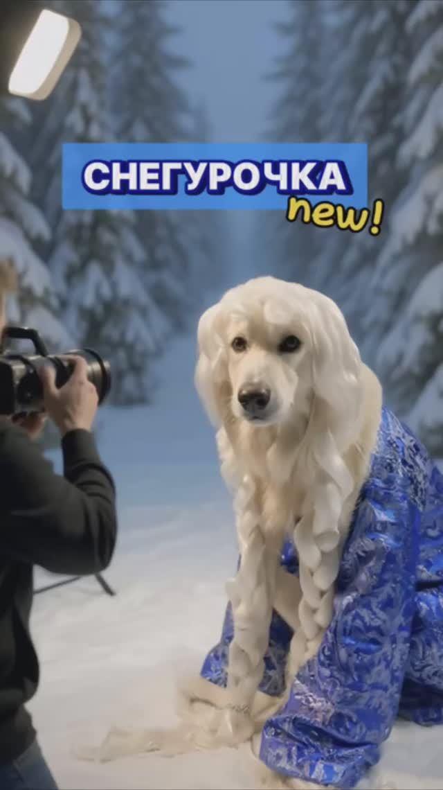 Новогодний кавер вдохновил нас на клип 🔥 #собака #смешнаясобака #забавныеживотные #новыйгод