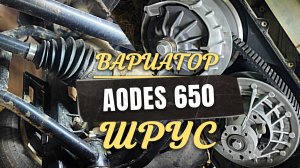 Замена внутреннего ШРУСа  и ремня вариатора квадроцикла AODES 650