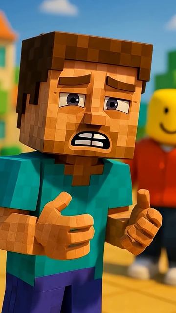 Нет, я Роблокс 😎 #minecraft #roblox смотреть онлайн