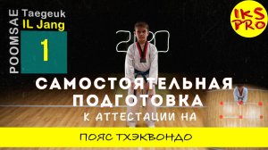 Пхумсэ №1 (Тхэгук Иль-Джан) Тхэквондо для самых маленьких и старше.