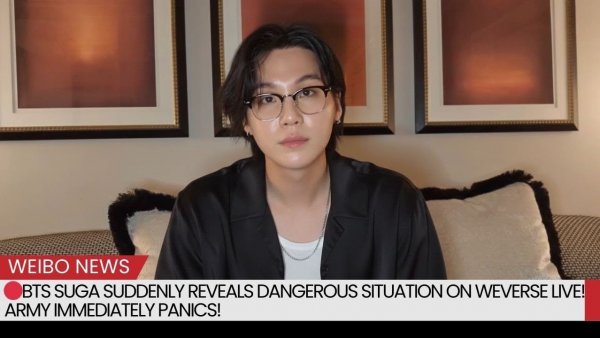 🔴Шуга ВНЕЗАПНО РАСКРЫЛ опасную ситуацию в эфире Weverse! АРМИ Мгновенно Паникуют!
