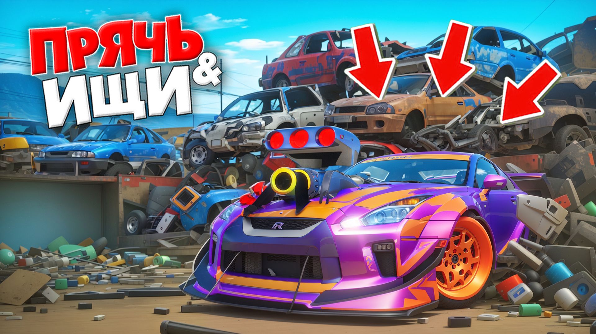 Я НАШЕЛ НИССАН ГТР НА ТУРБО-МОТОРЕ НА СВАЛКЕ! ПРЯЧЬ & ИЩИ В ГТА 5 ОНЛАЙН | ТУРБО ТАЧКИ смотреть онлайн