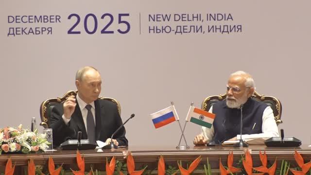 Владимир Путин. Российско-индийский бизнес-форум 5 декабря 2025 года смотреть онлайн