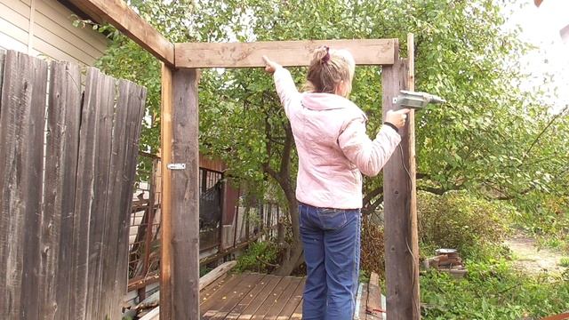 Постройка сарая-туалета своими руками. Начало. Сентябрь 2024 г. смотреть онлайн