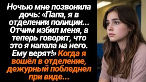 Жизненные Истории/Папа, я в отделении полиции, отчим избил меня и теперь всю вину валит на меня