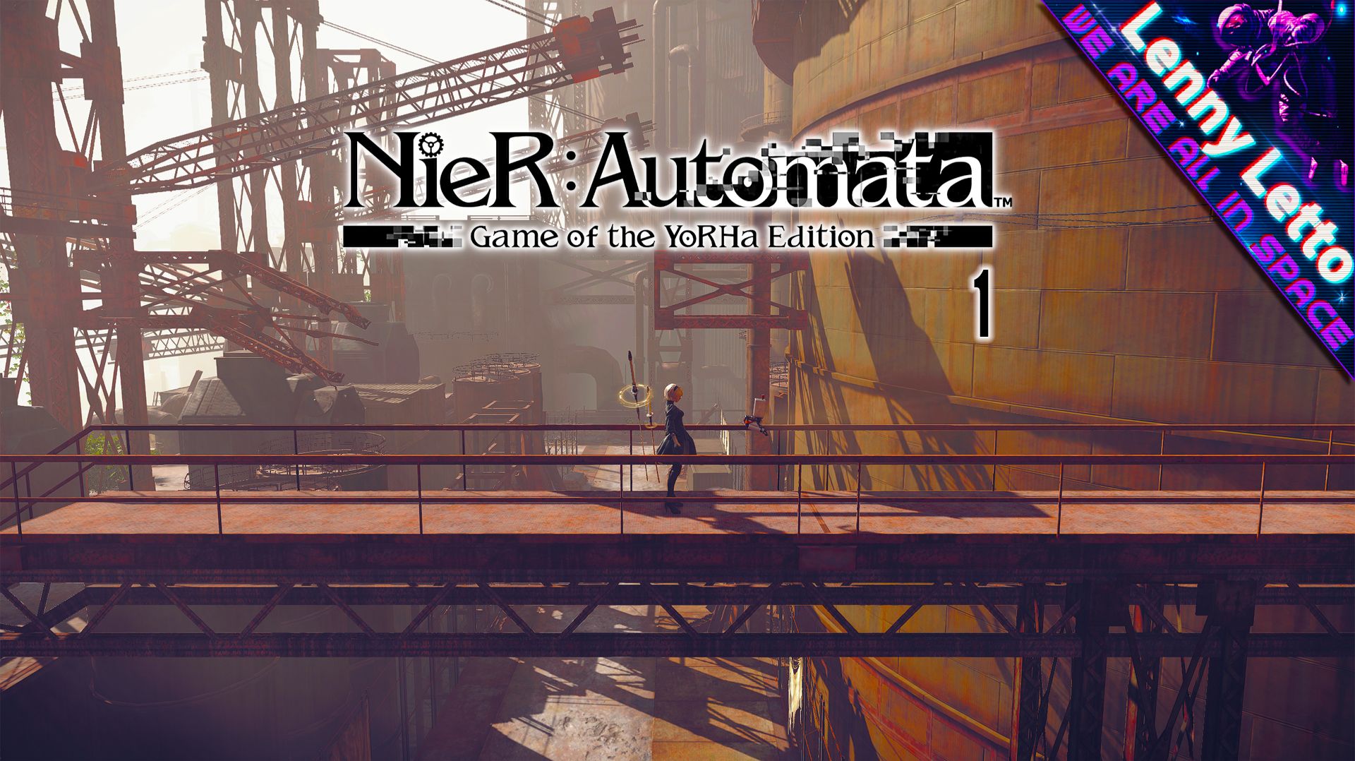 NieR Automata на русском языке. Первое прохождение за 2B. Часть 1 смотреть онлайн