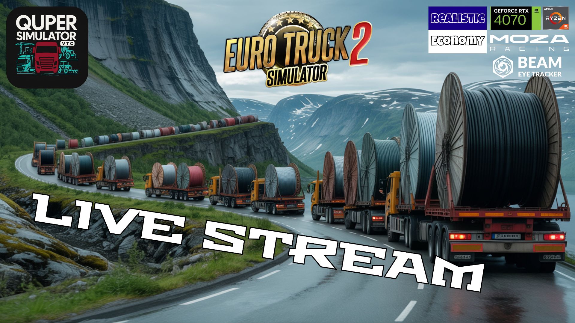 ETS2 | Nordic Horizons | Конвой | ВТК QS | World of Trucks | VTCPanel смотреть онлайн