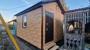 Обзор на Дачный домик 3/5м от компании Лесное раздолье Омск