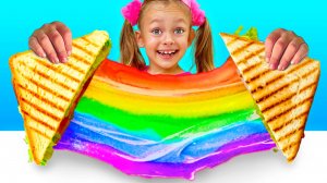 Вкусный Сэндвич ” Вкуснятина ” | Детские стишки и песенки для детей | Майя и Маша+Детские сборники