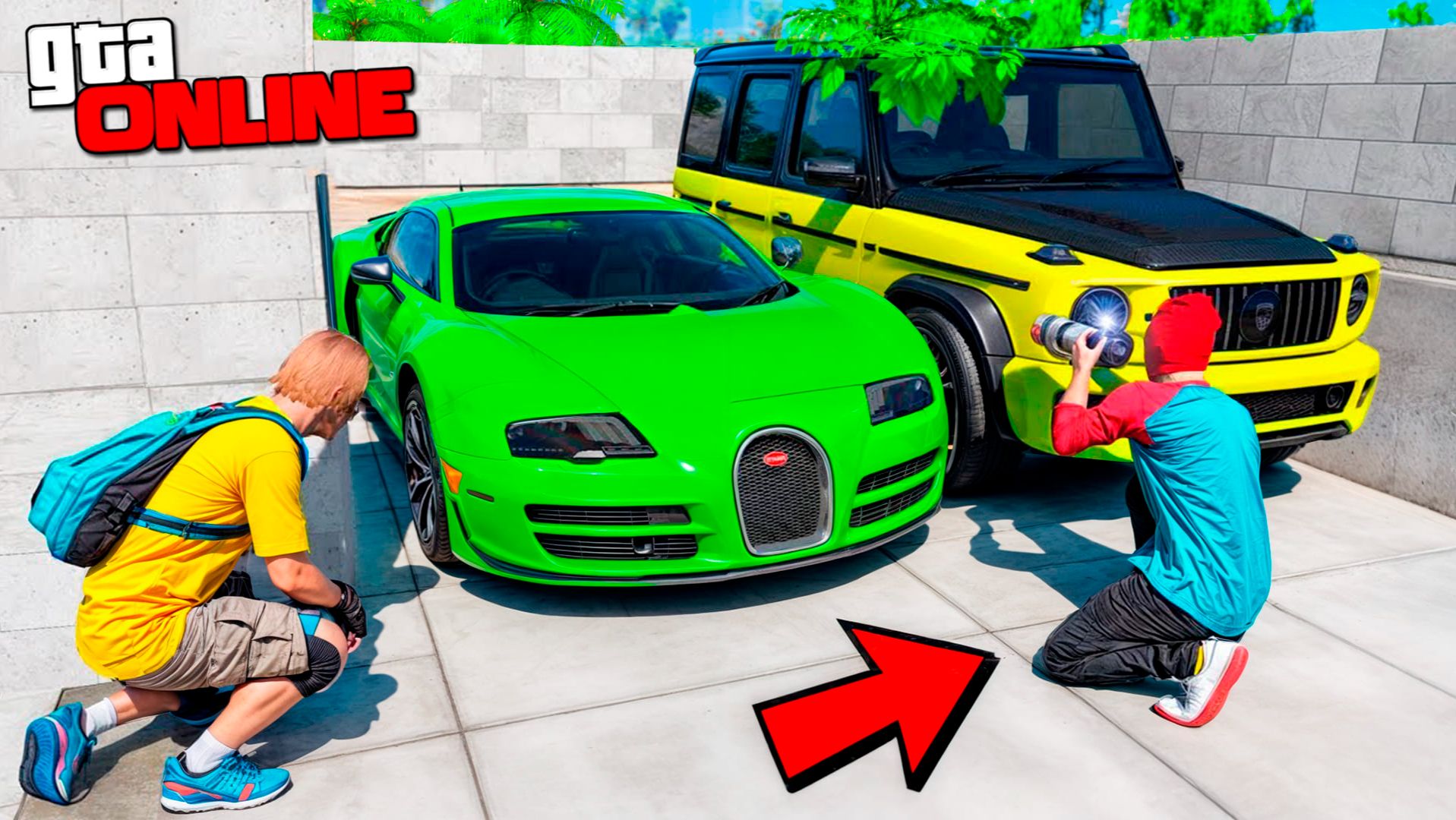 Подсмотрел и нашел все тачки в ГТА 5 Онлайн! Битва автоугонщиков в GTA 5 Online! смотреть онлайн