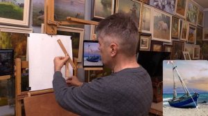 Каркас рисунка по фотографии. Работа Триографа