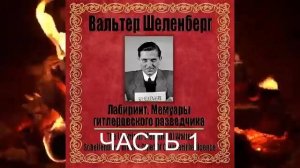 Вальтер Шеленберг "Мемуары гитлеровского разведчика" (часть 1)