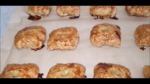 Слоенные пирожки с тыквой Домашняя еда Кухня Рецепты