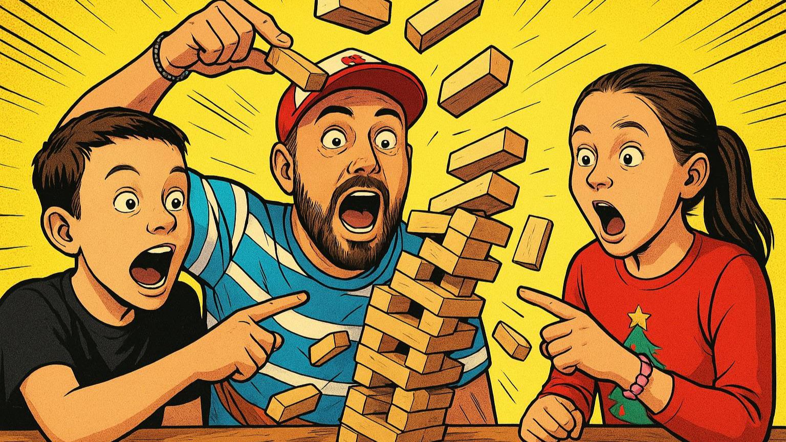 ДЖЕНГА С УСЛОЖНЕНИЕМ: Китайские палочки VS Завязанные руки! смотреть онлайн