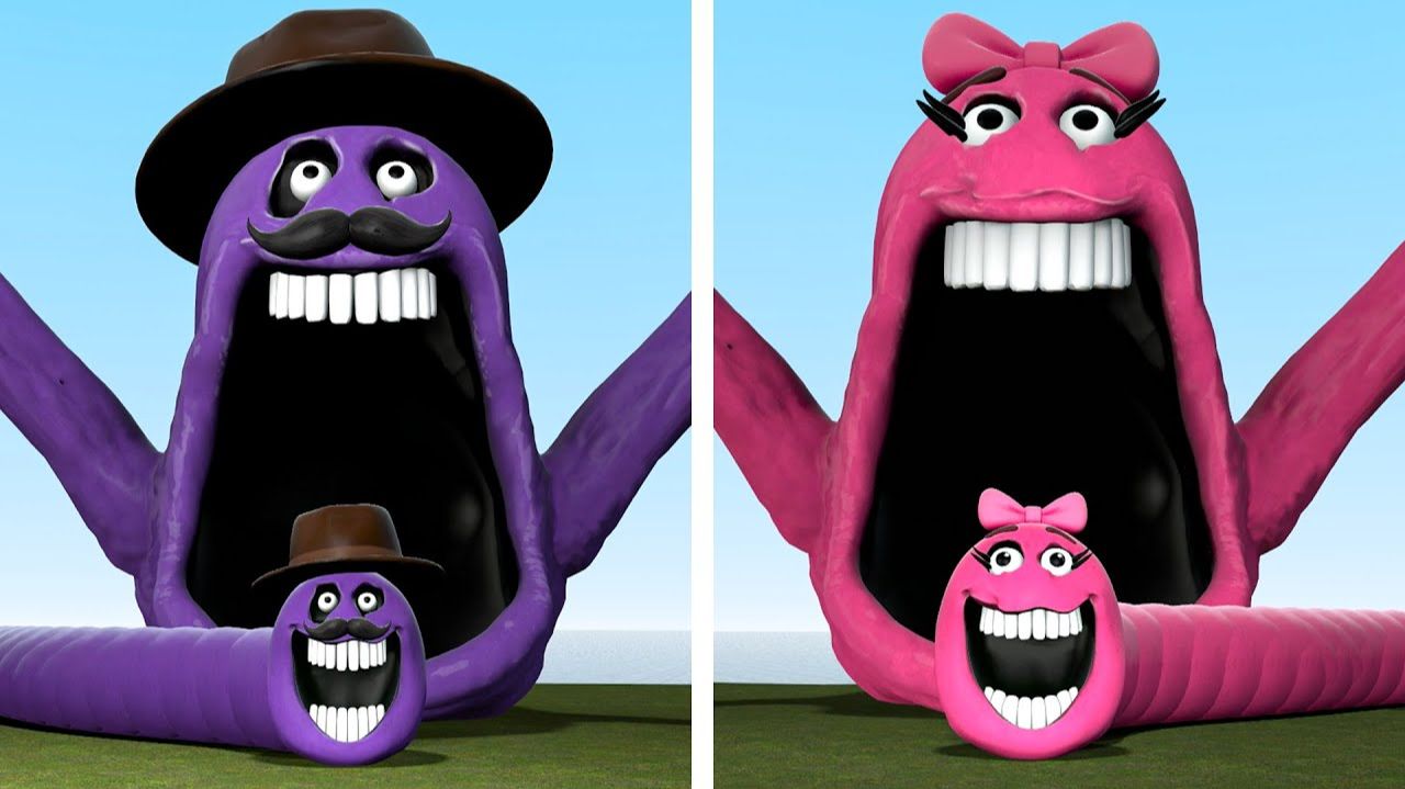 Голодные змеи превращаются в морских чудовищ