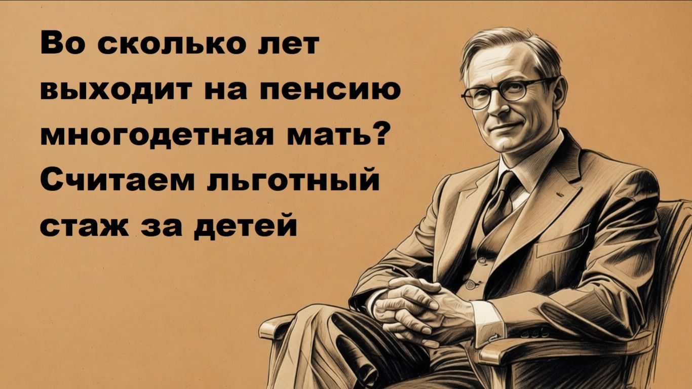 Во сколько выходят на пенсию многодетные матери смотреть онлайн