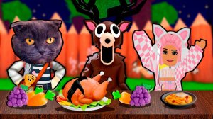 Готовлю разные блюда в 99 ночей в лесу на праздник