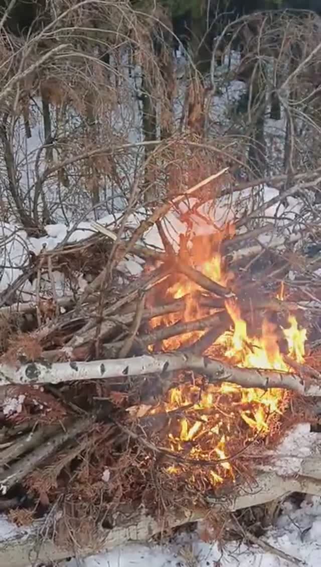 Выживалово. Школа Сенсея. Замёрз на трассе и развёл кастрик на обочине, чтобы выжить. смотреть онлайн