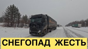 ВЛАДИВОСТОК - МОСКВА 2 ЧАСТЬ #ЗАМЕЛО СНЕГОМ, ВСЁ В СНЕГУ #СТОИМ 3 ДНЯ ПЕРЕД Улан-Удэ #дальнобой