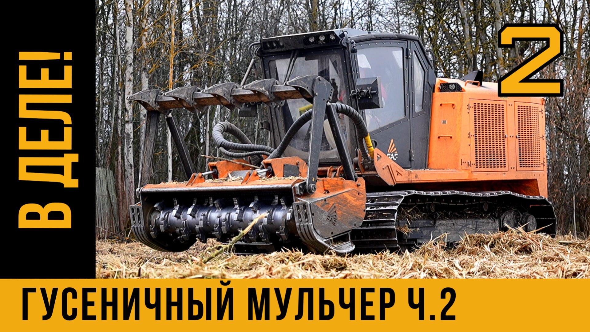 Гусеничный МУЛЬЧЕР / РАСЧИСТКА ТЕРРИТОРИЙ от ДКР по России / Аренда мульчера смотреть онлайн