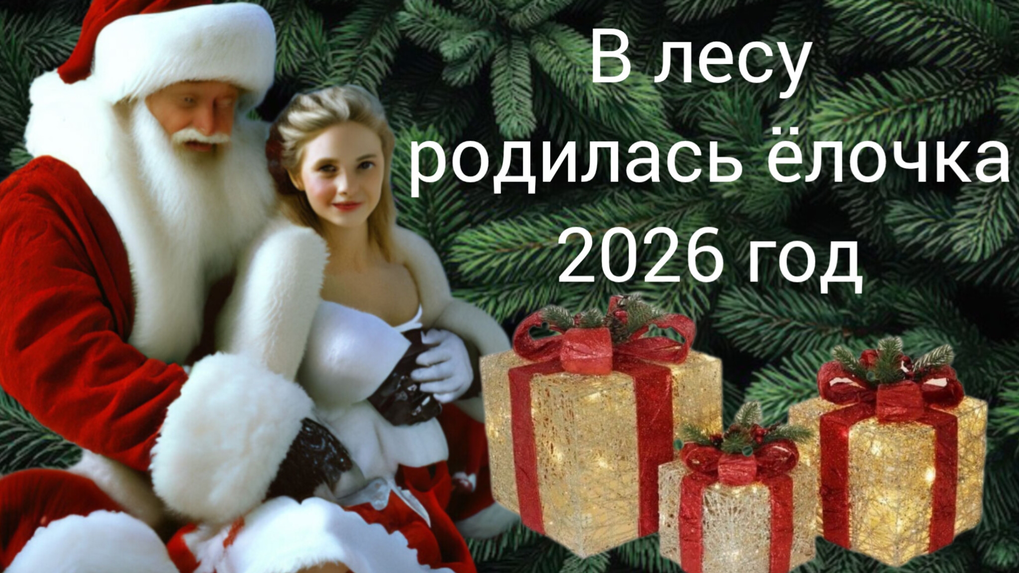 новогодняя: В лесу родилась ёлочка в лесу она росла смотреть онлайн