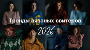 100 идей свитеров, которые нужно связать в 2026 году - на зиму и не только
