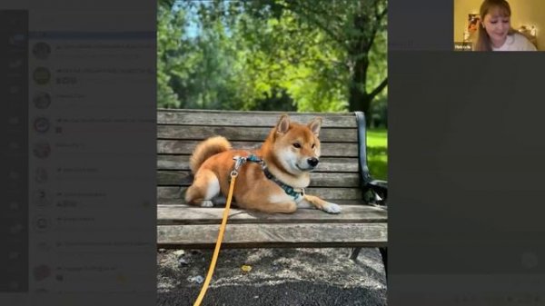 Николь и сиба Кадзу для рубрики #собака_с_изюмом