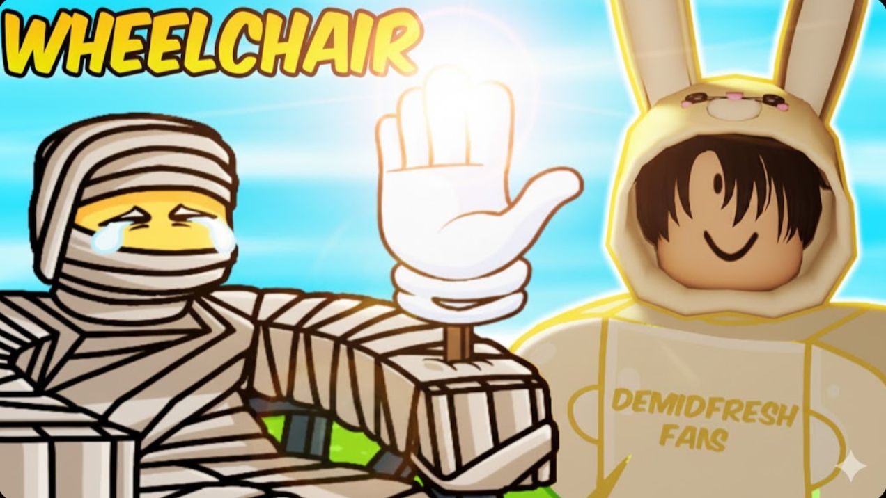 КАК ПОЛУЧИТЬ ПЕРЧАТКУ ИНВАЛИДНОЕ КРЕСЛО 👨🦼 WHEELCHAIR смотреть онлайн