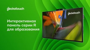 Geckotouch Interactive серии R для образования
